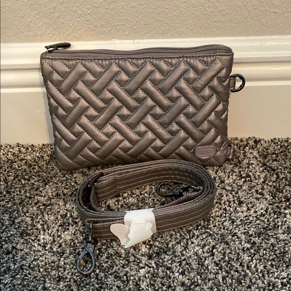 Lug Quilted Gray Pouch - Picture 4 of 4